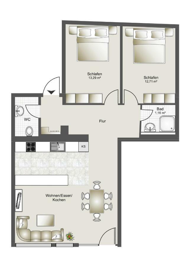 Апартаменти Loft Directly Next To Oktoberfest And Downtown Мюнхен Екстер'єр фото